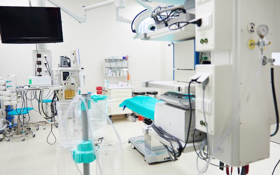 Das Foto der Leicester Klinik in der Region Frankfurt Rüsselsheim.